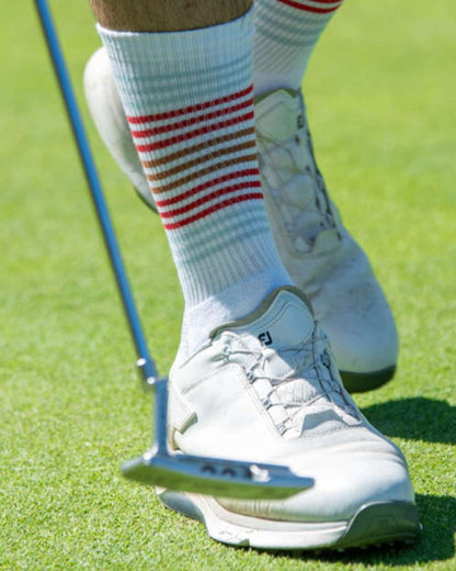 BAMBOO GOLF SOCK | stripes |